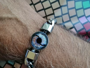 iris erkek çelik bileklik